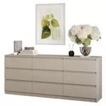 Comodă MebelStar NEO 9S 180x43x75.5 Cashmere (MBS-1326)