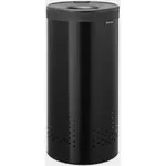 Корзина для белья Brabantia 24 23 42 Laundry Bin 35L, Matt Black, Plastic Lid