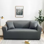 Домашний текстиль Relaxe Home Чехол для дивана Solid Sofa Cover 2 места (145-185 см) Серый