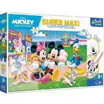 Головоломка Trefl 41005 Puzzles - 24 SUPER MAXI - Mickey at the fairground / Disney Standard Characters