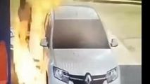 Cum a reușit un rus să își dea foc în timp ce făcea plinul mașinii