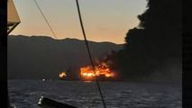 Feribot, cuprins de flăcări în Marea Ionică: 3 moldoveni erau la bord