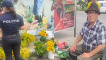 Bătrâni, în vizorul Poliției pentru vânzarea florilor: Bătaie de joc