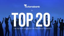 Victoriabank, prima bancă în topul celor mai buni angajatori din țară Ⓟ