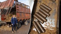 Brichetele pentru foc din Mihăileni se vând ca pâinea caldă