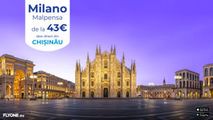 Fly One lansează cursa Milano - orașul plin de viață Ⓟ