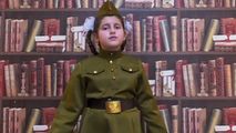 Fiica lui Șor, filmată cum recită o poezie despre ororile războiului