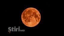 Cea mai lungă eclipsă de Lună roșie, văzută și în R. Moldova