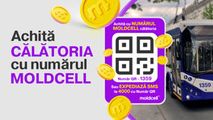 Achită călătoria în transportul public cu numărul Moldcell Ⓟ