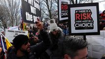 Manifestaţie la Washington împotriva vaccinării obligatorii anti-COVID