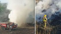 Incendiu la o gunoiște din Transnistria: Pompierii au stins focul 9 ore