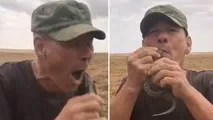 Un fermier din Rusia a murit după ce a vrut să înghită o viperă de stepă