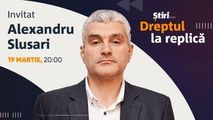 Alexandru Slusari, invitatul emisiunii Dreptul la Replică de la Știri.md