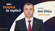 Ion Chicu, invitatul emisiunii Dreptul la Replică de la Știri.md