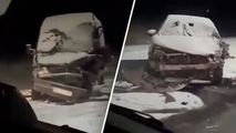 Impact frontal în Găgăuzia: 2 șoferi au ajuns la spital