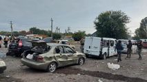 Convoi de vehicule cu civili ucraineni, lovit de o rachetă: 23 de morți