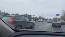 Stăuceni: Accident rutier grav cu implicarea a 10 unități de transport