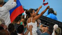 Steagurile Rusiei au fost interzise în tribune la Australian Open