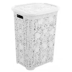 Корзина для белья Hydro S Dantela Alb 0432071