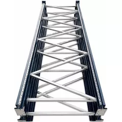 Cтеллаж складской Technoworker Комплект ножек для больших полок M1 8x400 (2 мм), синий