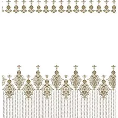 Perdea de duș Bisk 06871 TXT GOLD 180x200