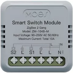 Выключатель электрический Moes ZM-104B-M-LT-MS