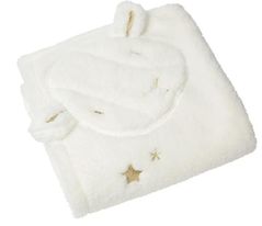 Lenjerie de pat pentru copii Premaman PCHWQF-ECR-UNQ Paturica cu gluga Winter Magic Oita