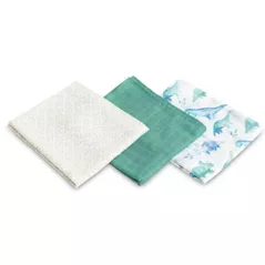 Accesoriu pentru înfășat Sensillo 0806 Набор пеленок 3шт Bamboo Dino 70x80 (0421)