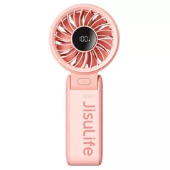 Ventilator portativ JisuLife Life7, 2.5-13h, 3600mAh, 5 viteze, Roz (KF2331326)