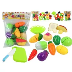 Игрушечная кухня и посуда Promstore 42873 Набор Нарежь овощи и фрукты