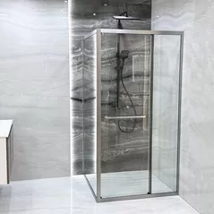 Cabină de duș Linia H2O Ritmo 1000x1000x1900 6мм универсальный серый