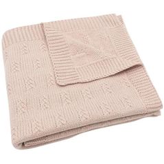 Детское постельное белье Jollein 516-511-67065 Paturica Grain Knit Wild Rose, 75x100cm