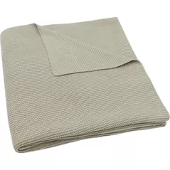 Set de perne si plapume Jollein 516-522-67053 Paturica Basic Knit Olive Green, 100x150 cm