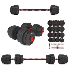 Ganteră HMS SGP40 Abisal Composite Barbell And Dumbbells Set 40kg