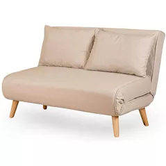 Canapea Trendy Folde Crem (2 locuri)
