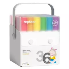 Set de creație Mideer MD1298 Set de markere lavabile, 36 culori