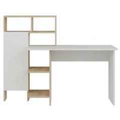 Masă de birou Trendy Bugra, AlbStejar, 71x74x60cm