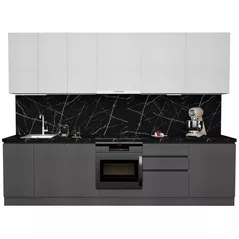 Мебель для кухни ArtFlame GOLA White/Storm Grey (3 m.l.)