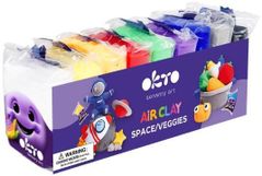 Набор для творчества Okto 20018 Set de plastilină ușoară Univers, 10+1