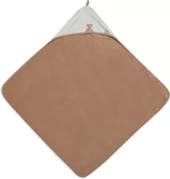 Аксессуар для купания Jollein 534-836-66095 Prosop cu gluga Teddy Bear GOTS, 75x75cm