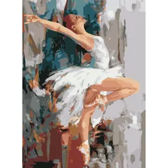 Tablou pe numere Richi (04045) Balerina 40x50