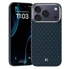 Husă pentru smartphone Benks ArmorAir ArmorGrid Phone Case Built with Kevlar iP17 Pro Max (Blue)