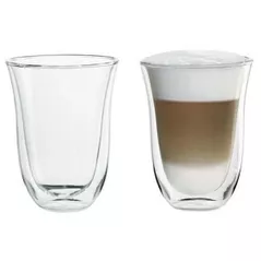 Pahar DeLonghi DLSC312 SET 2 Glasses LatteMacchiato 330ml