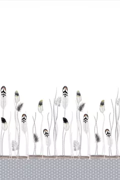 Занавеска для ванной Bisk 05590 TXT DRAFT alb, 180x200