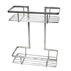 Полка для ванной Hydro S HOLA, Metal/Crom, dubla p/u baie