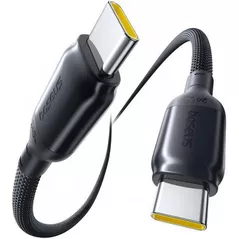 Кабель для моб. устройства Baseus E0423300 Type-C to Type-C, 240W, 1m, PicoGo Series, Cosmic Black