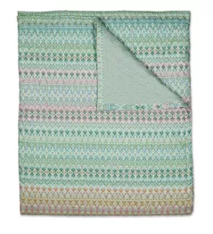 Textile de casă Pip Studio 329629 Ashanti Quilt Green 180x260