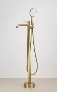 Baterie pentru cadă Gappo G3006-3 Satin Gold cada Freestanding