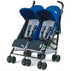 Сărucior pentru copii Jané Nanuq Twin Blue Ink