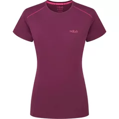 Îmbrăcăminte sport Rab Tricou dame Force Tee Mulberry 14 (QBL-06-MUL-14)